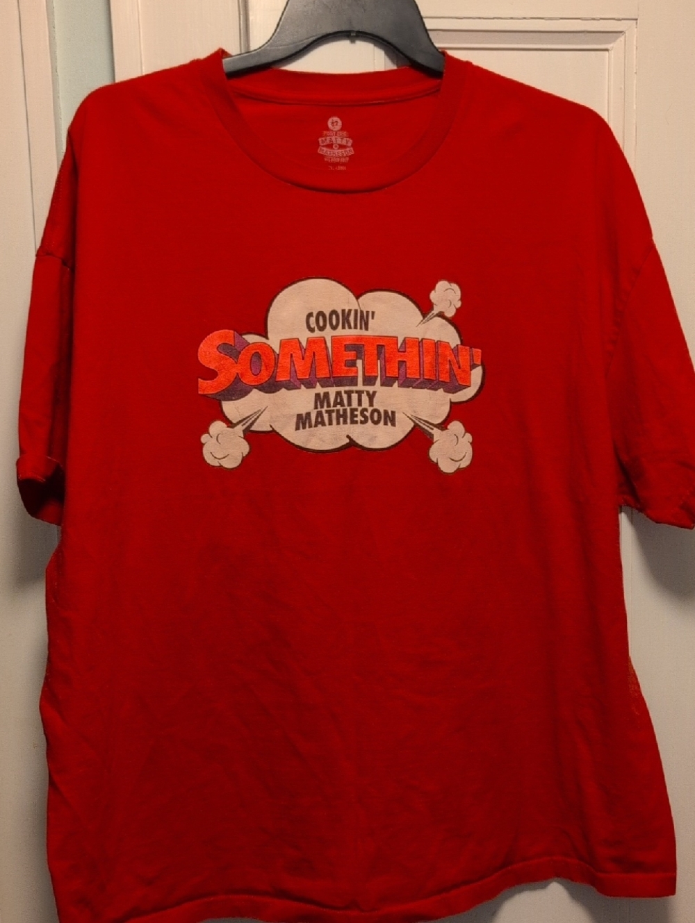 Cookin' Somethin' Matty Matheson Red Graphic Tee XXXL